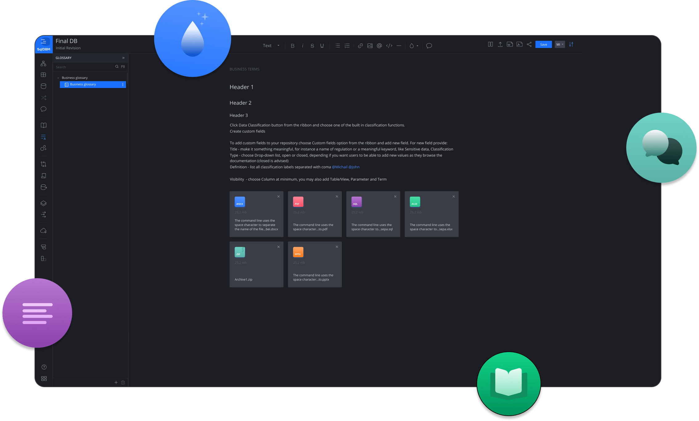 Documentation pages